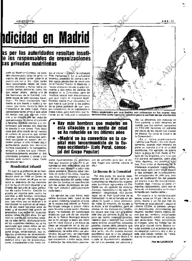 ABC MADRID 23-01-1986 página 53