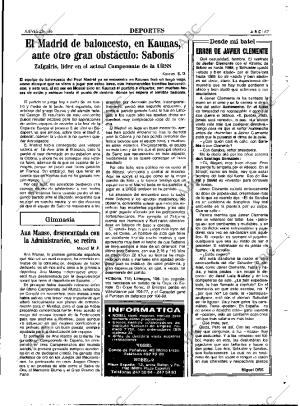 ABC MADRID 23-01-1986 página 67