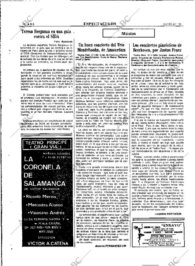 ABC MADRID 23-01-1986 página 70