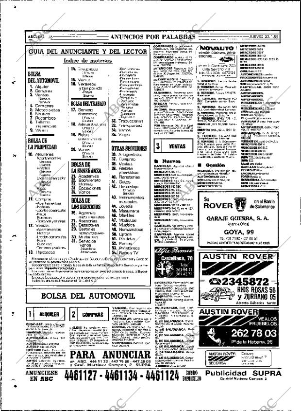 ABC MADRID 23-01-1986 página 76