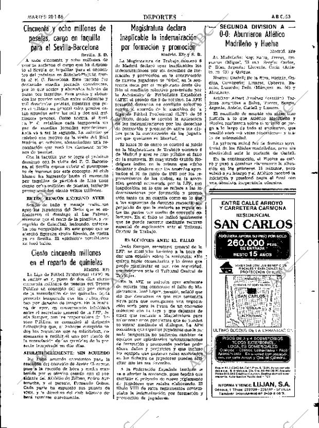 ABC SEVILLA 28-01-1986 página 53