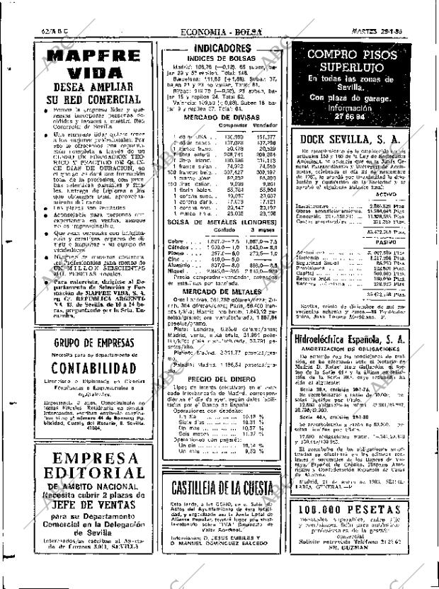ABC SEVILLA 28-01-1986 página 62