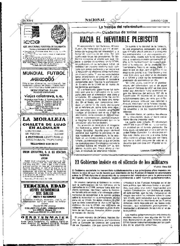 ABC MADRID 01-02-1986 página 20