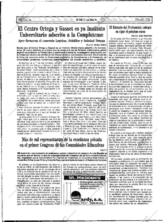 ABC MADRID 01-02-1986 página 36