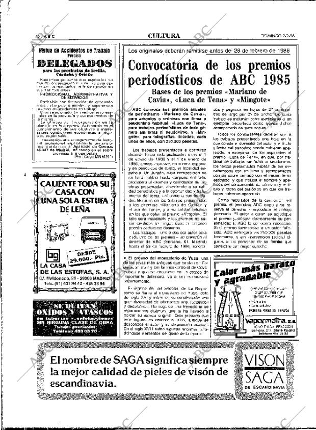 ABC MADRID 02-02-1986 página 46