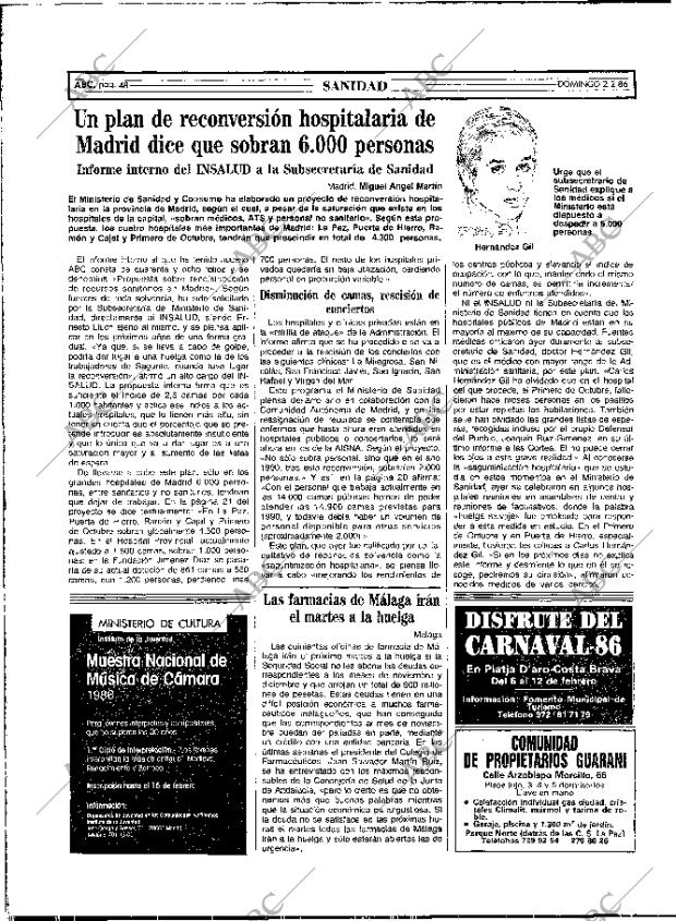 ABC MADRID 02-02-1986 página 48