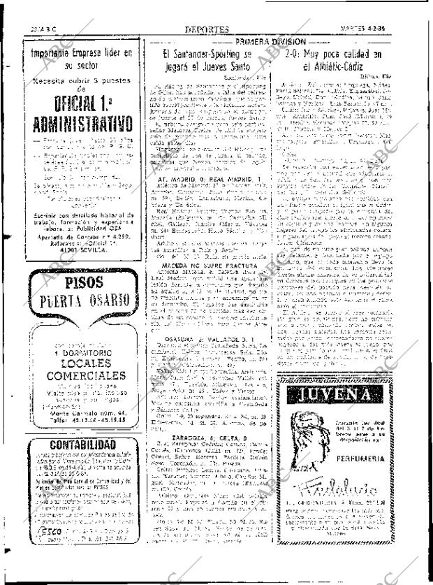 ABC SEVILLA 04-02-1986 página 50