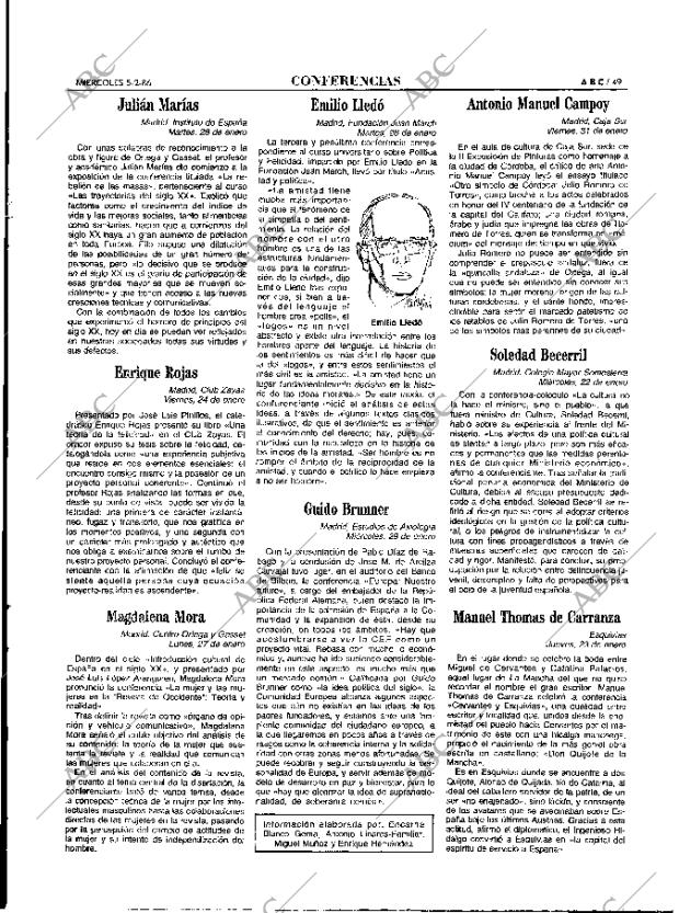 ABC MADRID 05-02-1986 página 49