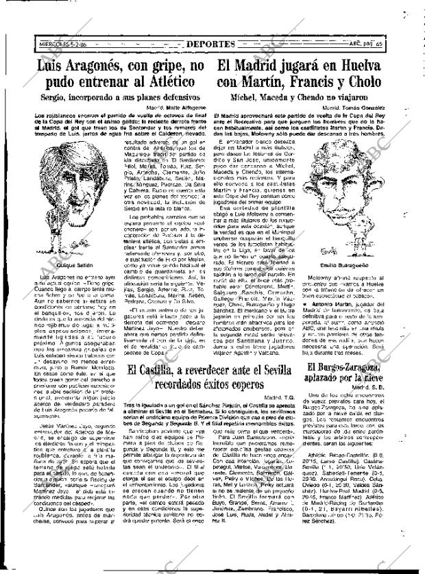 ABC MADRID 05-02-1986 página 65