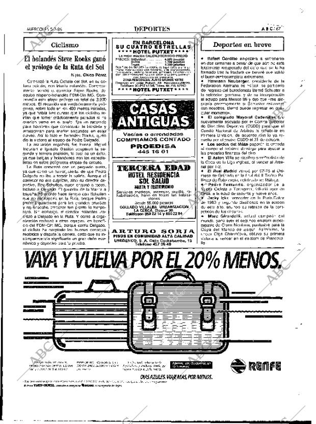 ABC MADRID 05-02-1986 página 67