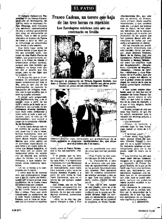 ABC SEVILLA 07-02-1986 página 71
