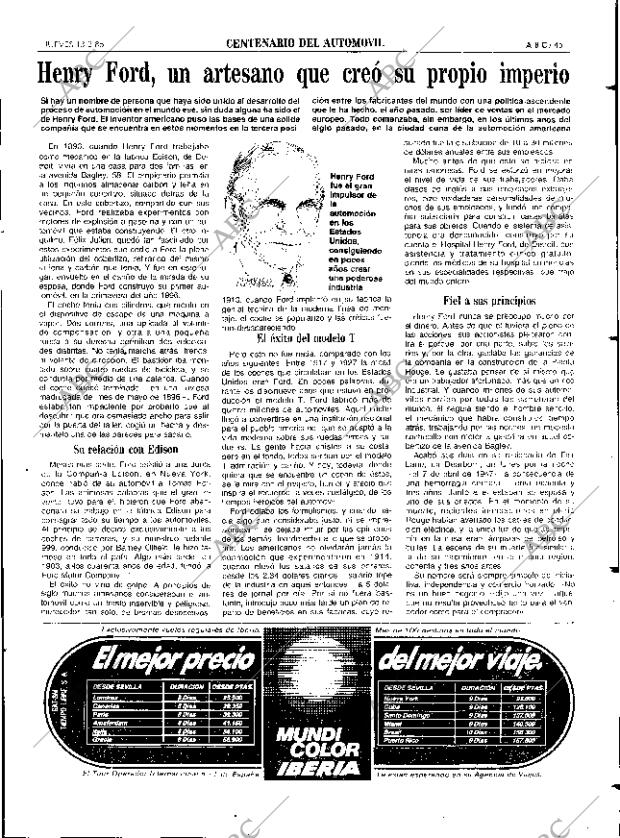 ABC SEVILLA 13-02-1986 página 45