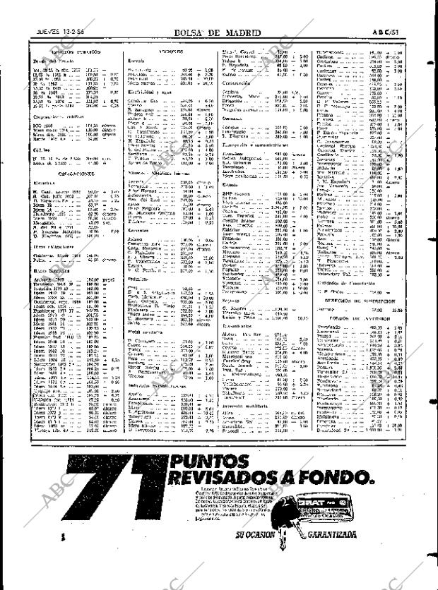ABC SEVILLA 13-02-1986 página 51