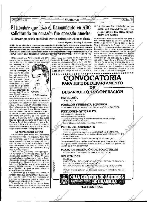 ABC MADRID 15-02-1986 página 31