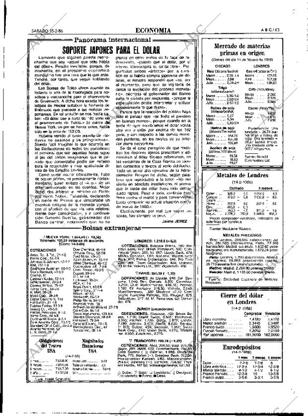 ABC MADRID 15-02-1986 página 63