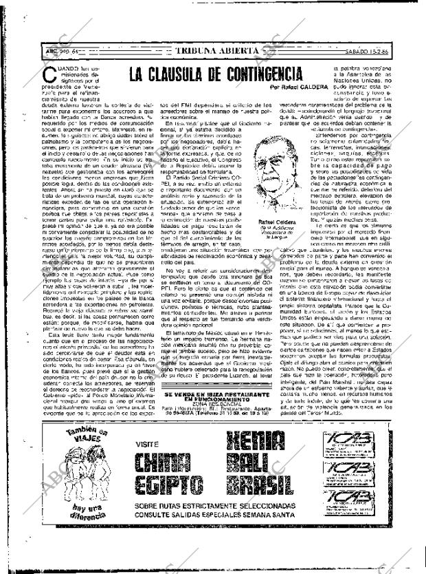 ABC MADRID 15-02-1986 página 64