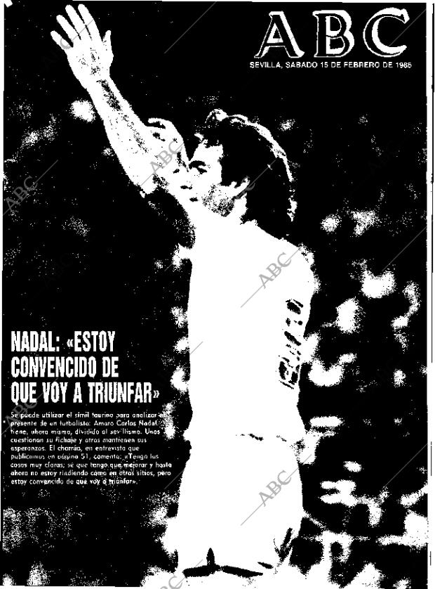 ABC SEVILLA 15-02-1986 página 1