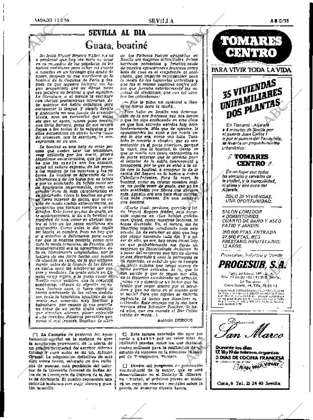 ABC SEVILLA 15-02-1986 página 35