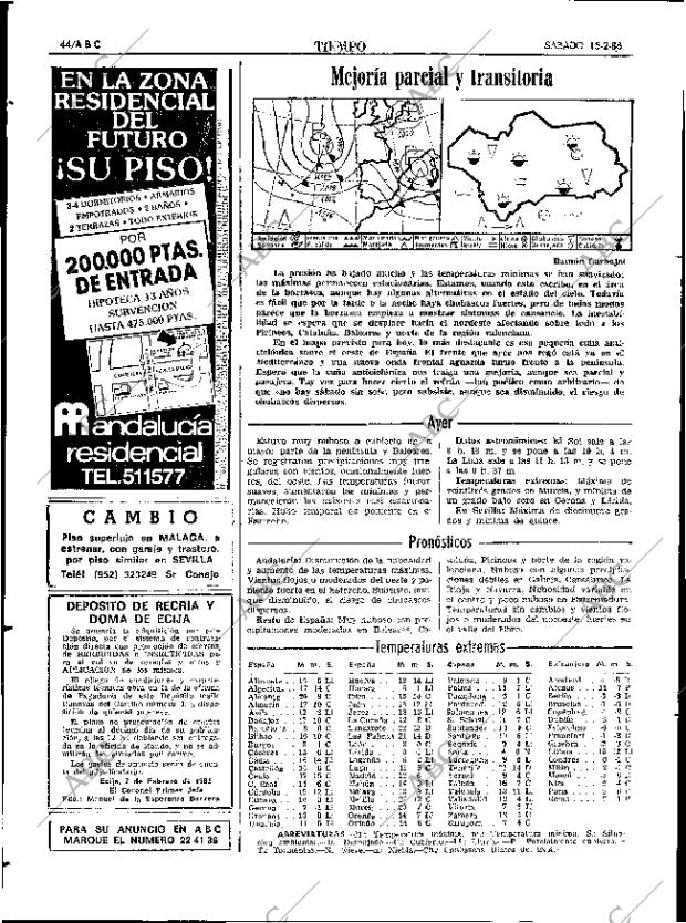 ABC SEVILLA 15-02-1986 página 44