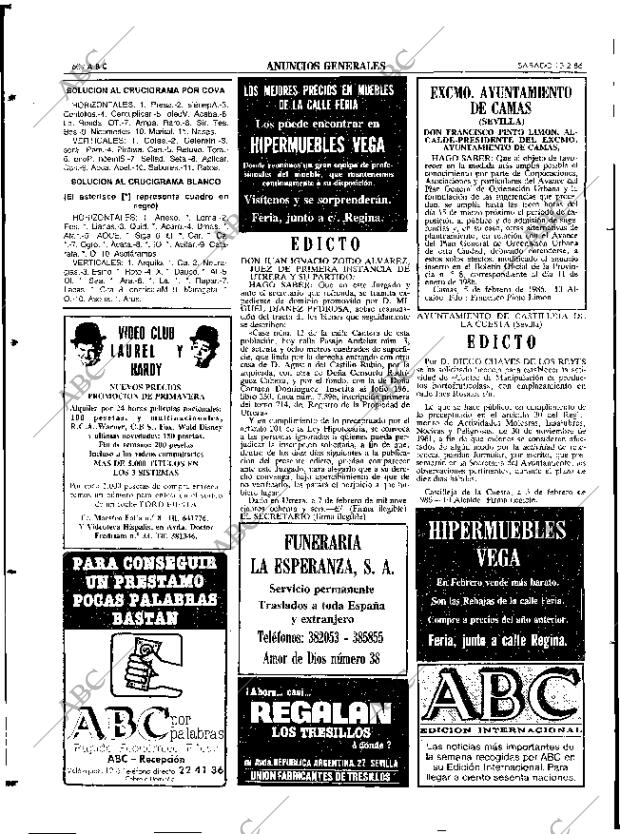 ABC SEVILLA 15-02-1986 página 60