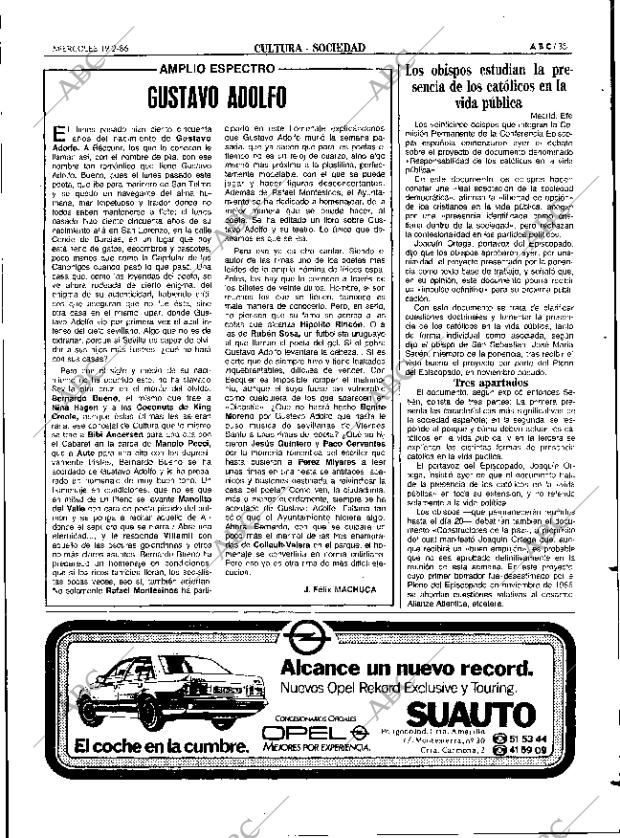 ABC SEVILLA 19-02-1986 página 35