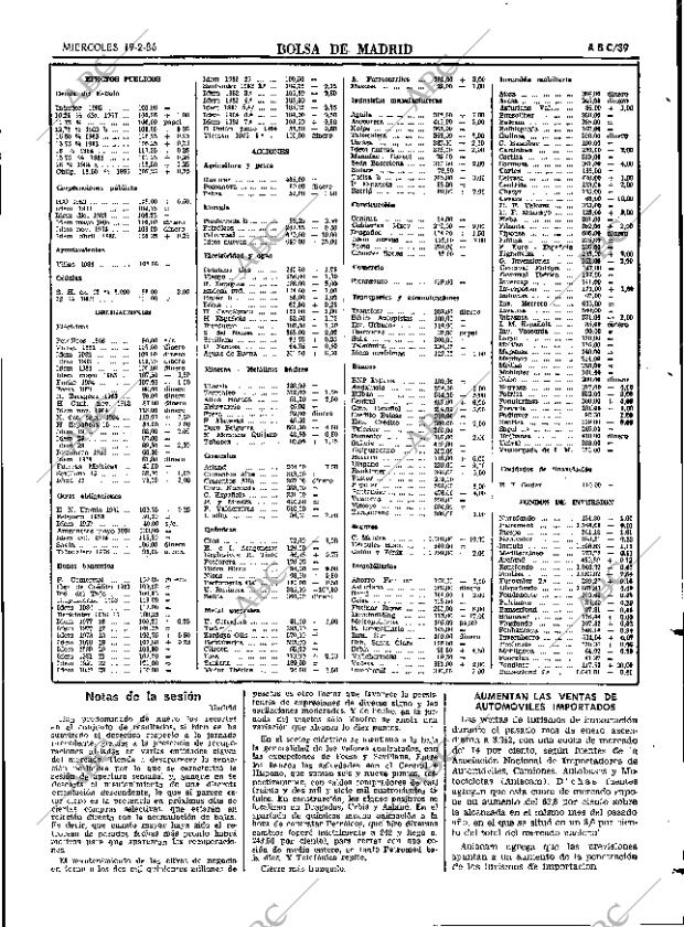 ABC SEVILLA 19-02-1986 página 39