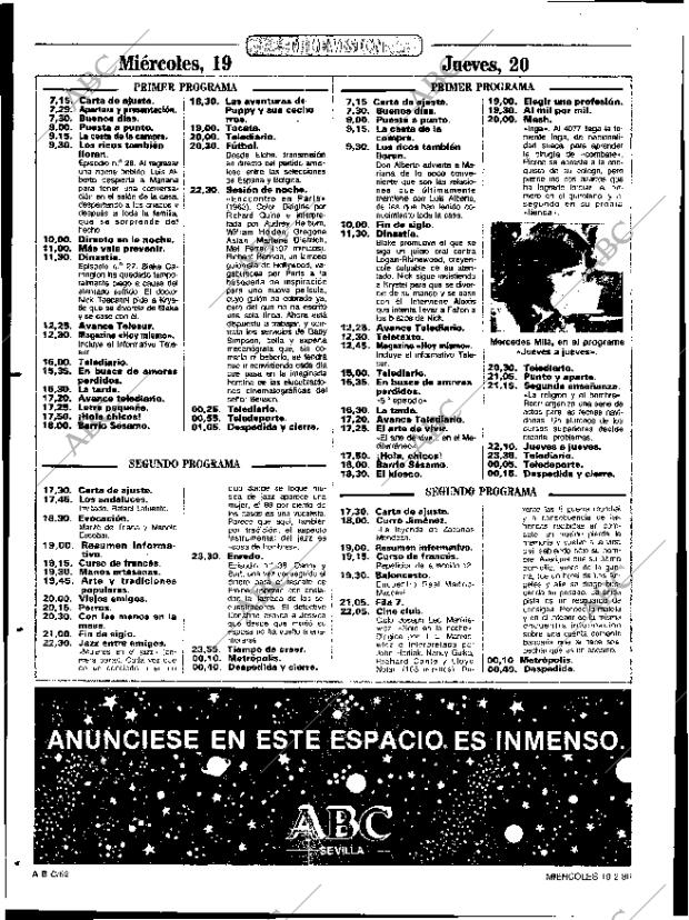 ABC SEVILLA 19-02-1986 página 62