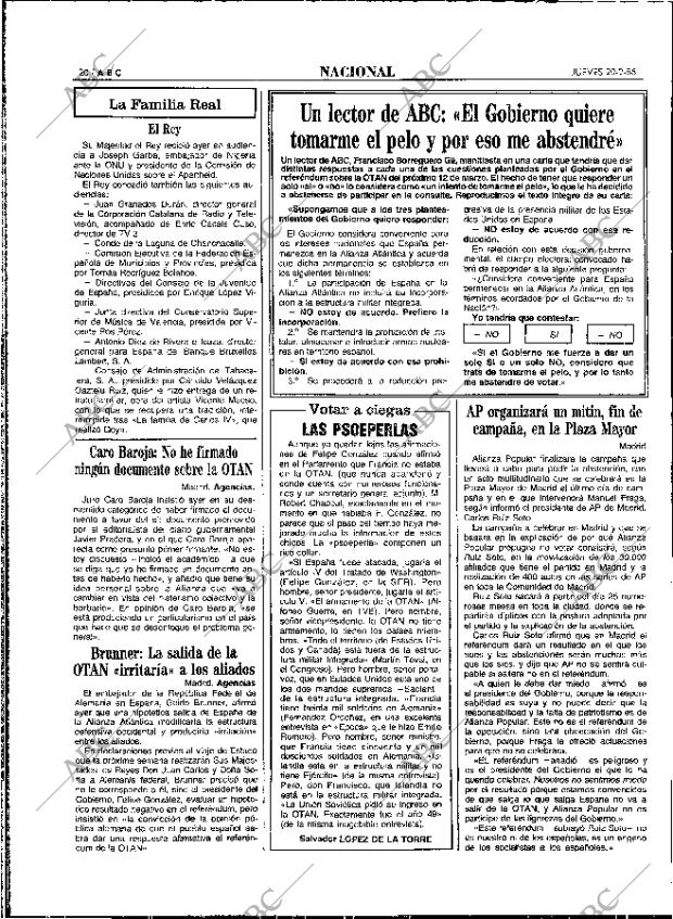 ABC MADRID 20-02-1986 página 20