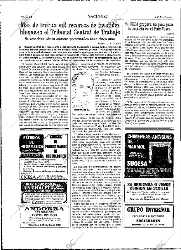 ABC MADRID 20-02-1986 página 22