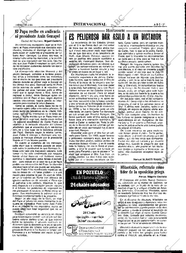 ABC MADRID 20-02-1986 página 31