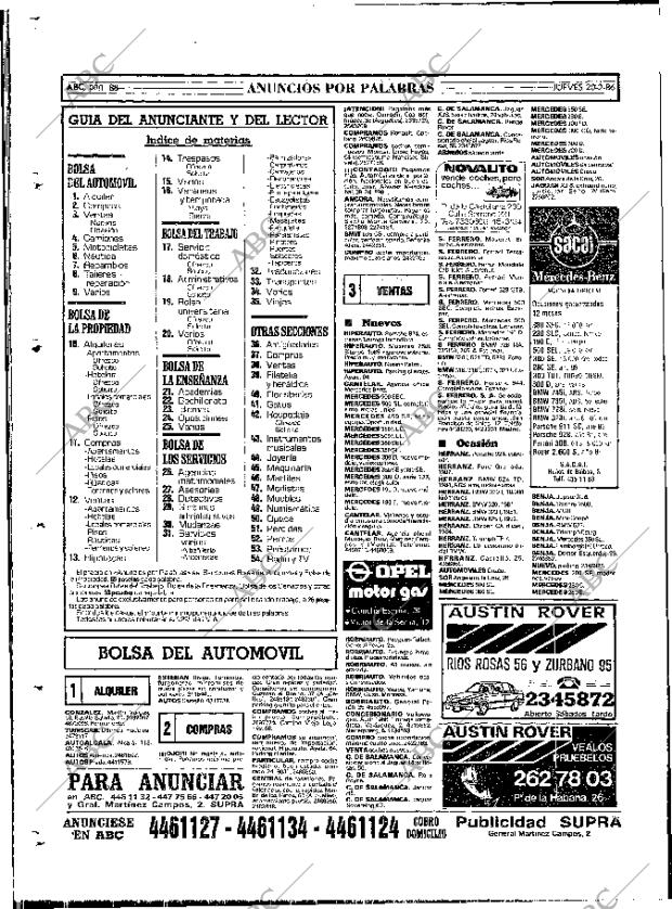 ABC MADRID 20-02-1986 página 88