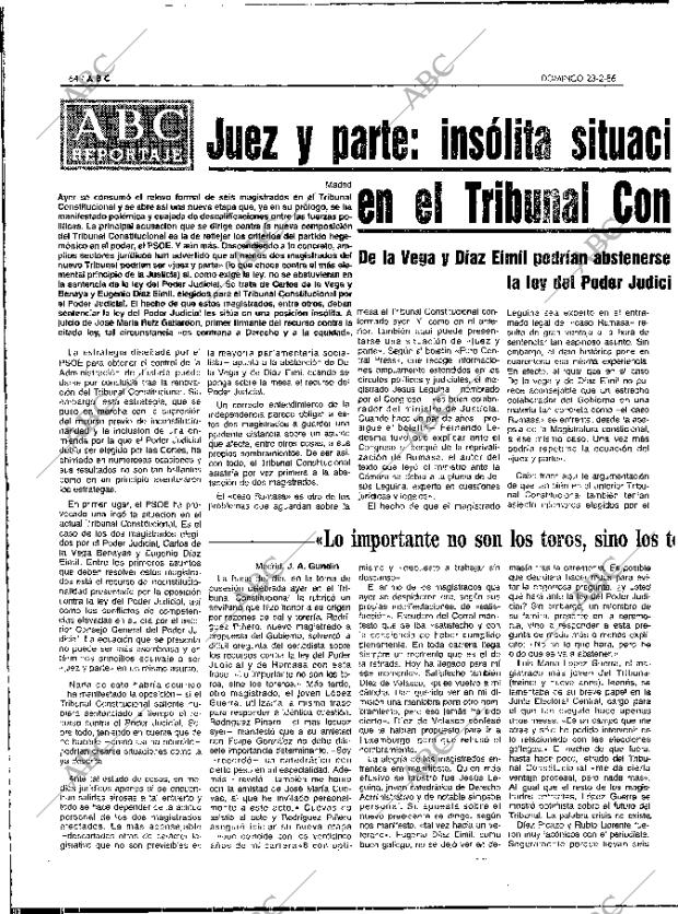 ABC MADRID 23-02-1986 página 64