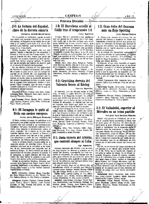 ABC MADRID 24-02-1986 página 55
