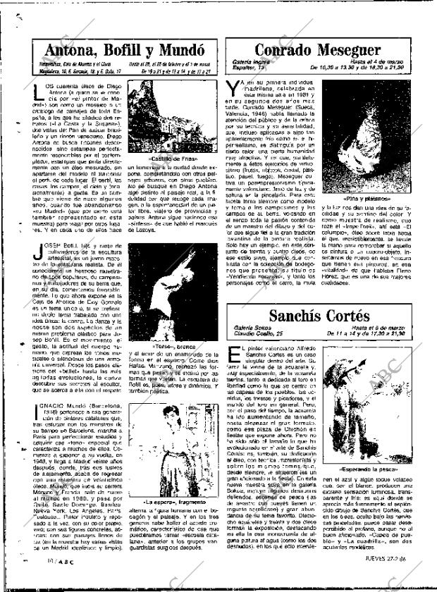 ABC MADRID 27-02-1986 página 110