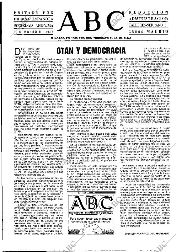 ABC MADRID 27-02-1986 página 3