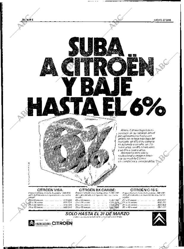 ABC MADRID 27-02-1986 página 32