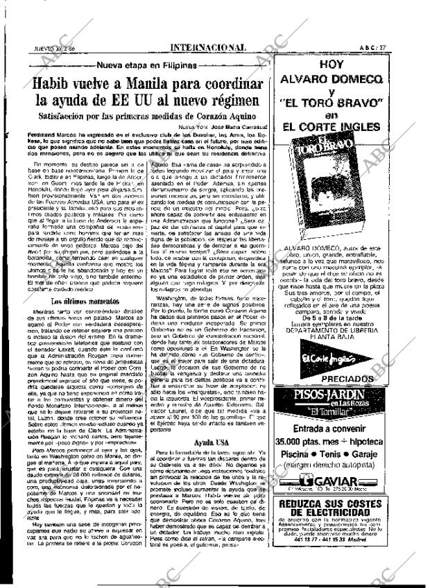 ABC MADRID 27-02-1986 página 37