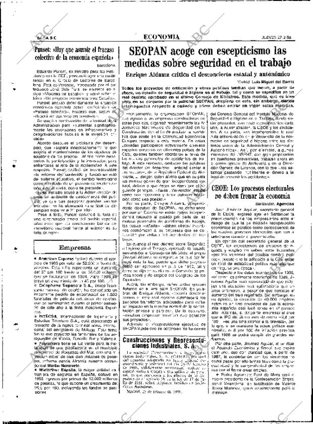 ABC MADRID 27-02-1986 página 64