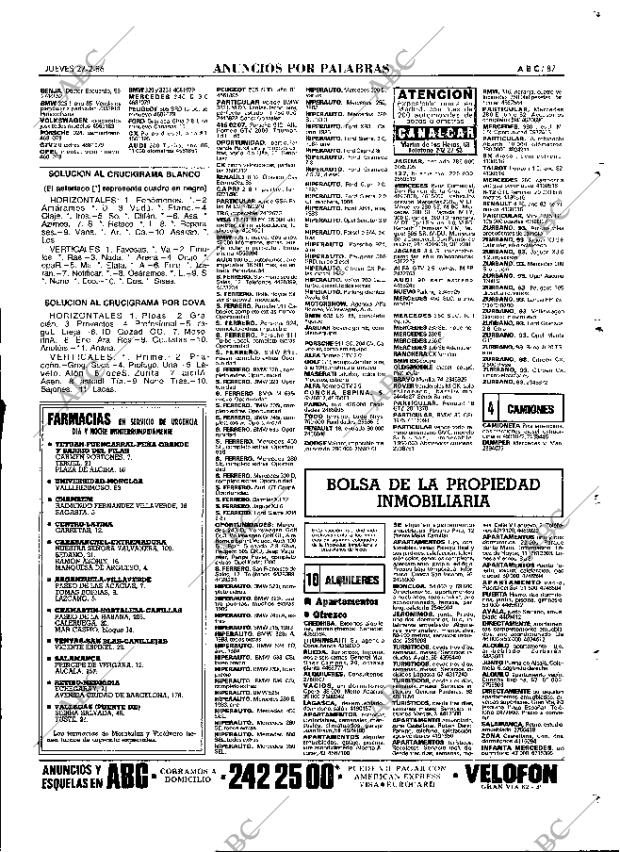 ABC MADRID 27-02-1986 página 87