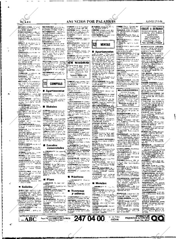ABC MADRID 27-02-1986 página 90