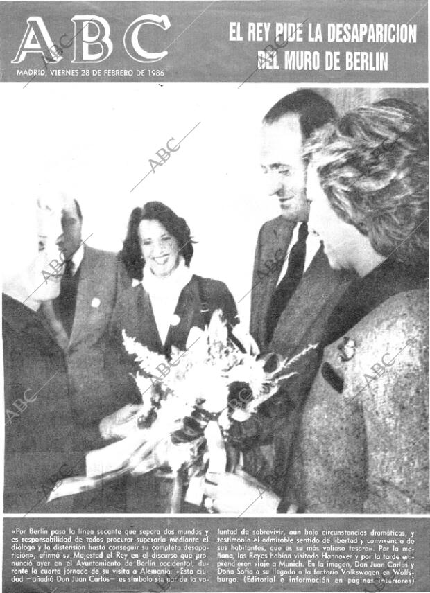 ABC MADRID 28-02-1986 página 1