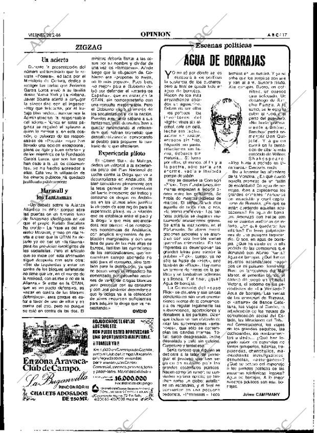 ABC MADRID 28-02-1986 página 17
