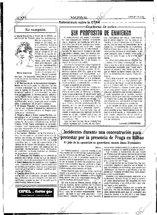 ABC MADRID 28-02-1986 página 22