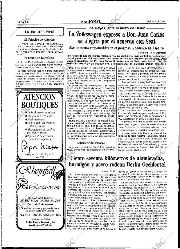 ABC MADRID 28-02-1986 página 24