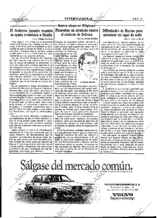 ABC MADRID 28-02-1986 página 31