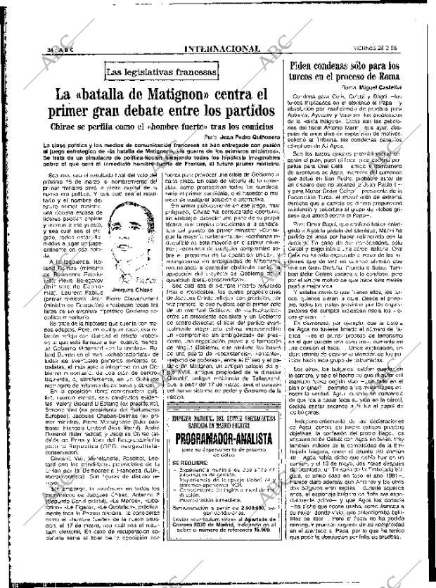 ABC MADRID 28-02-1986 página 34