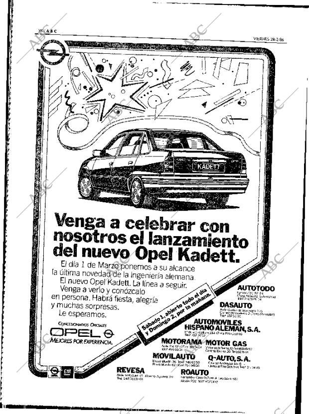 ABC MADRID 28-02-1986 página 38