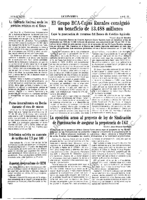 ABC MADRID 28-02-1986 página 55
