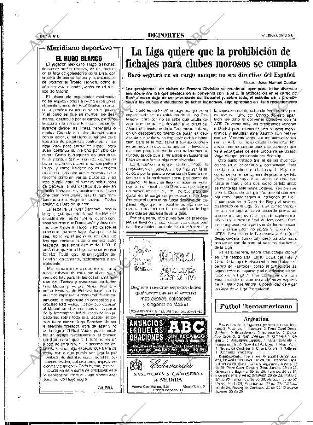 ABC MADRID 28-02-1986 página 64