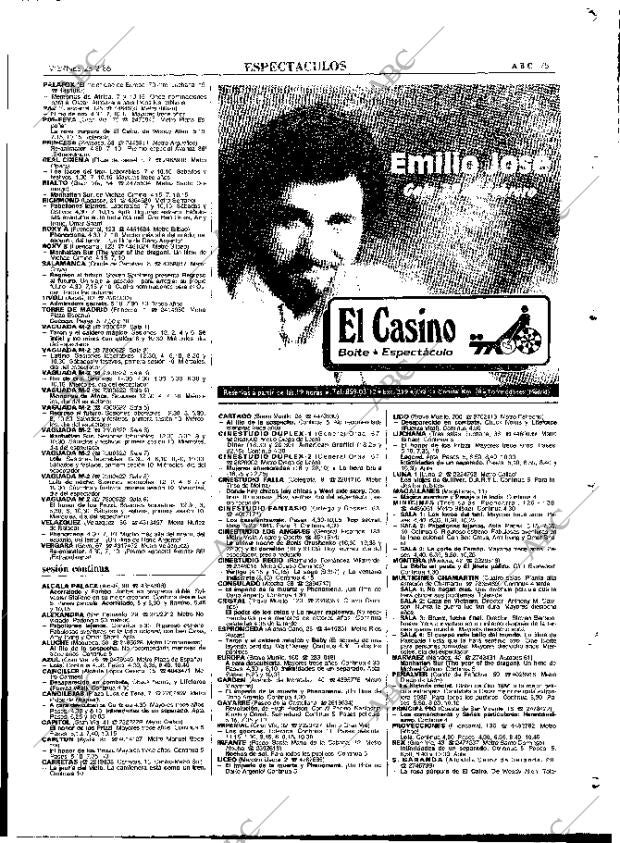 ABC MADRID 28-02-1986 página 75